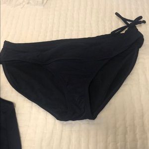 Athleta navy swim bottoms